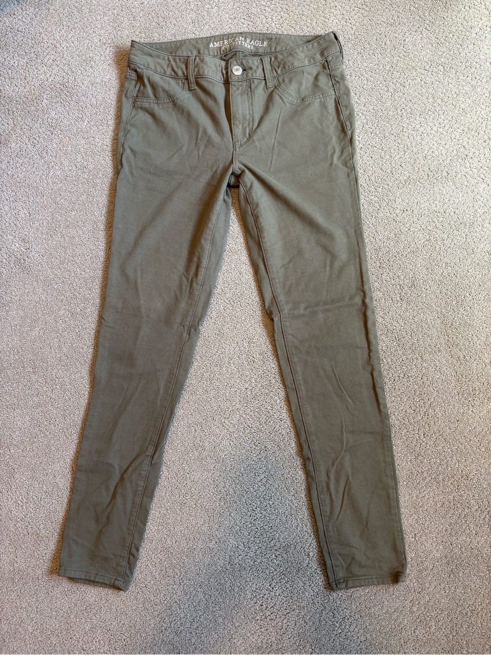 American Eagle Outfitters Women’s  Olive Skinny Jeans